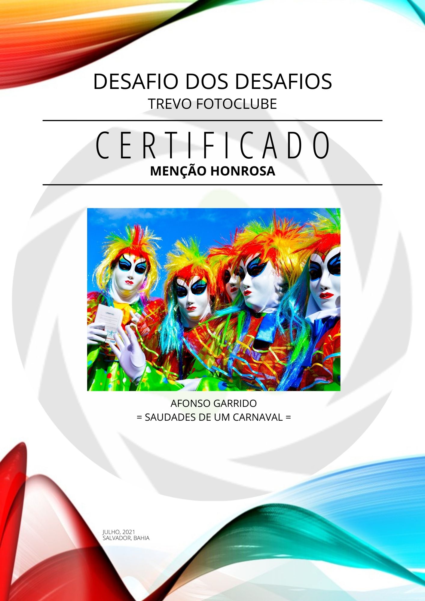 Certificado AFONSO GARRIDO